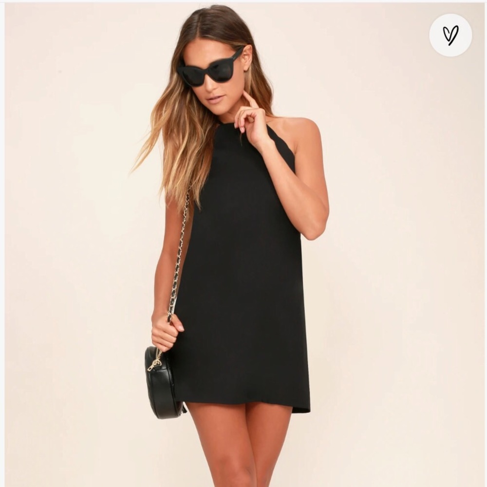 Lulu’s Endlessly Endearing Black Dress size XS